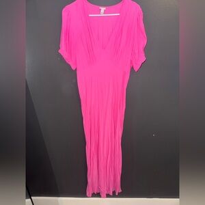 Vibrant Pink Maxi Dress - A New Day, Target, Size L